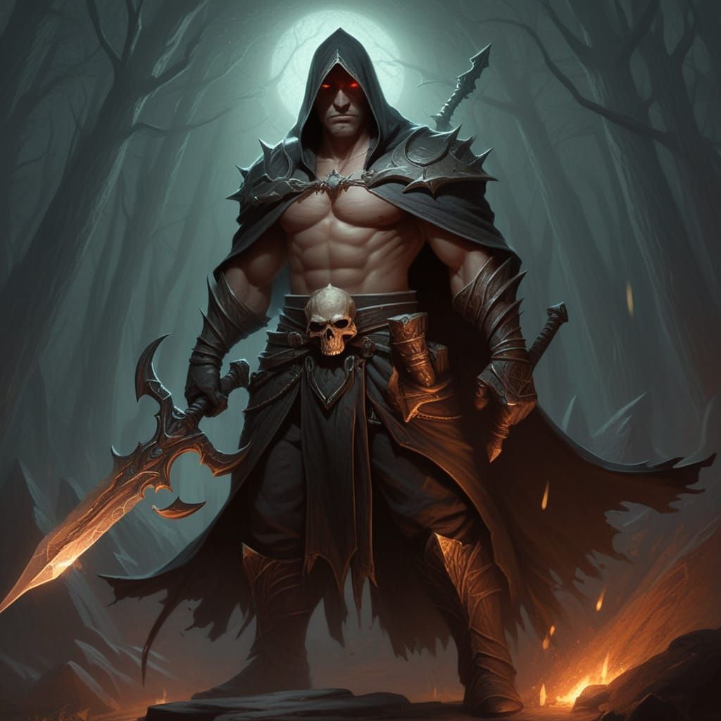 Grimdark Gothic Horror Digital Art