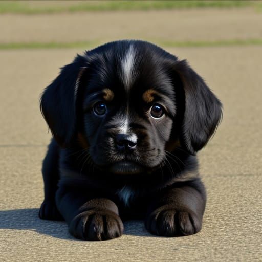 Adorable Puppy Portrait