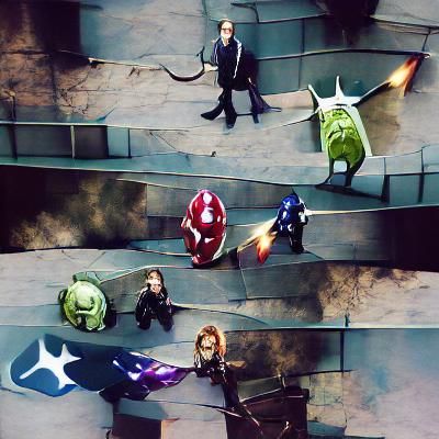 The Avengers Assemble: A Stylized Poster
