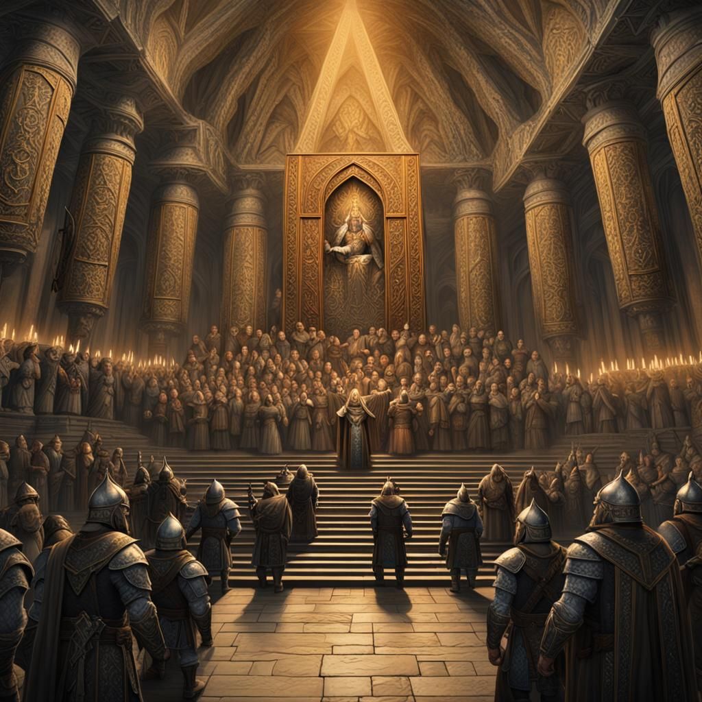Dwarven King Coronation: A Majestic Stone Hall Ceremony