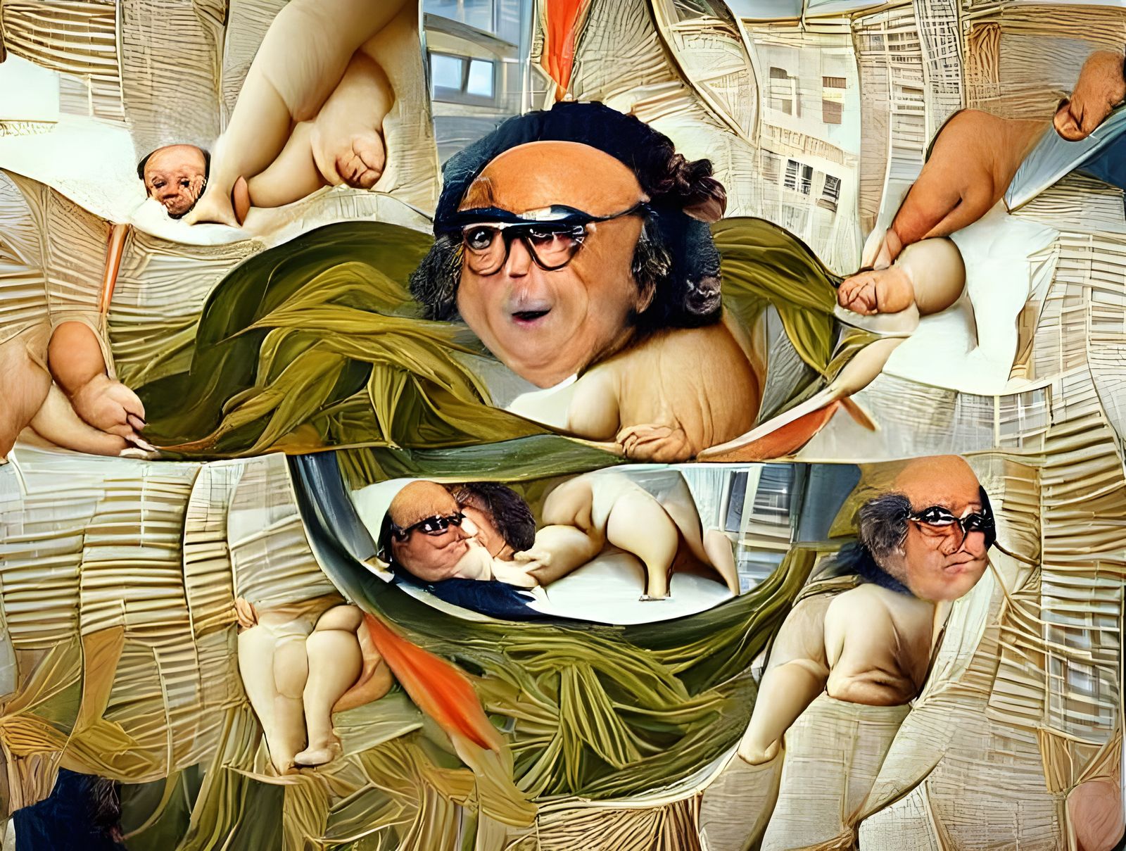 The Birth of Danny DeVito: Renaissance Style