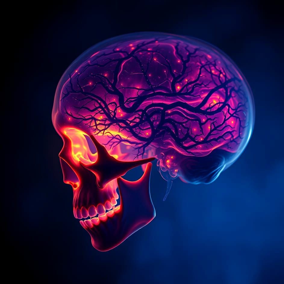 Journey Through the Turbulent Mind in a Delicate Skull