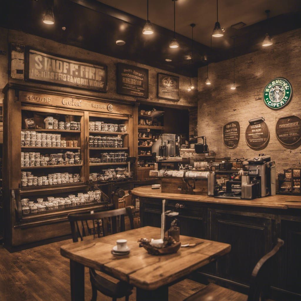Starbucks coffee shop if the confederate armies had won the civil war