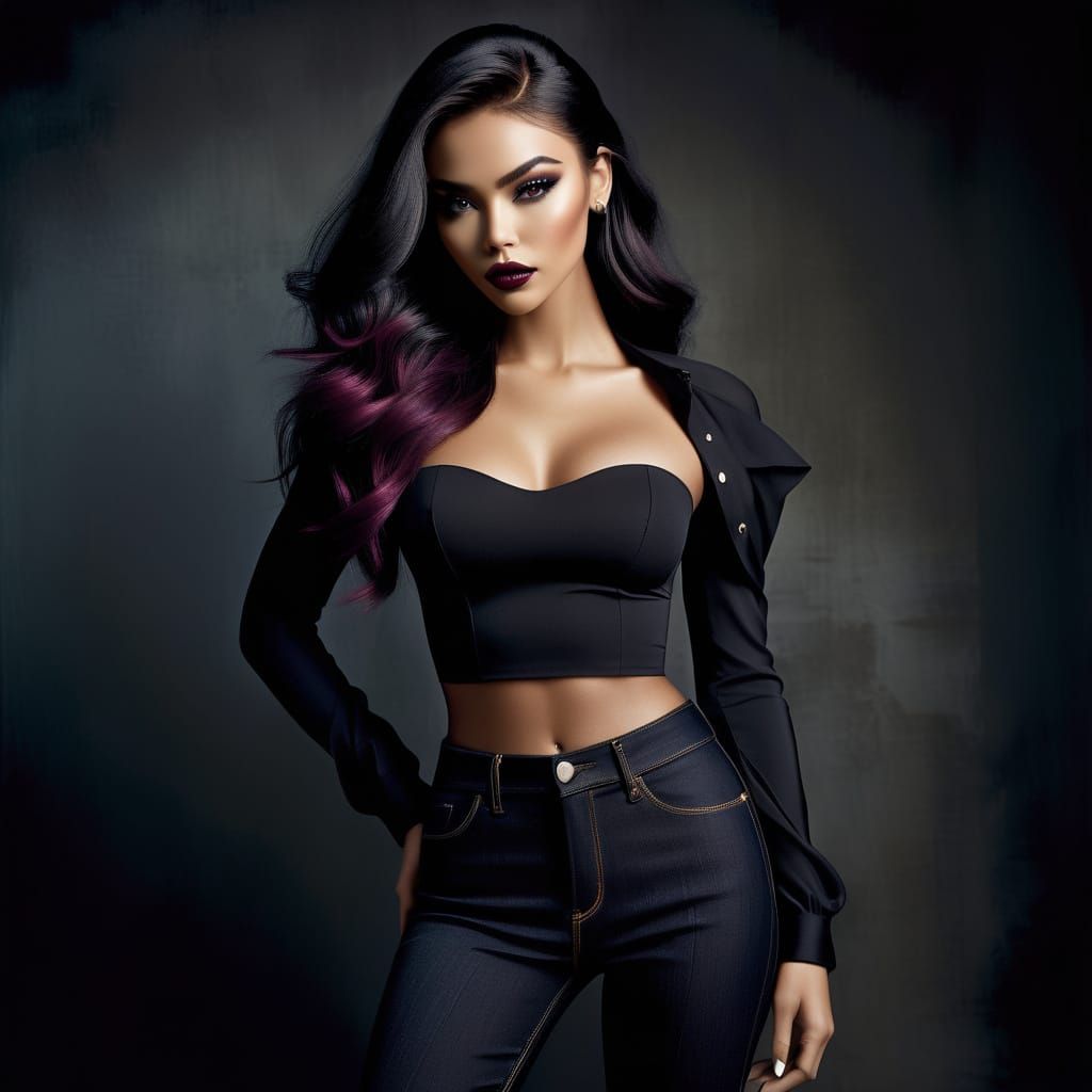 Photorealistic Bratz Doll as Urban Fashion Icon