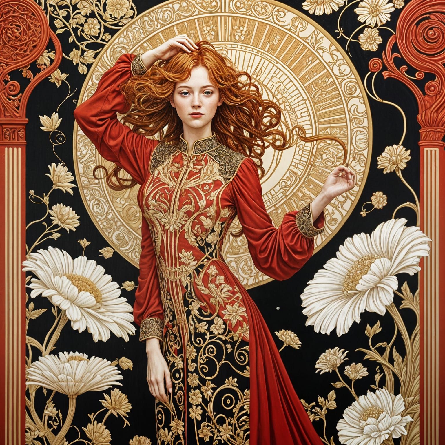 Ethereal Art Nouveau Empress