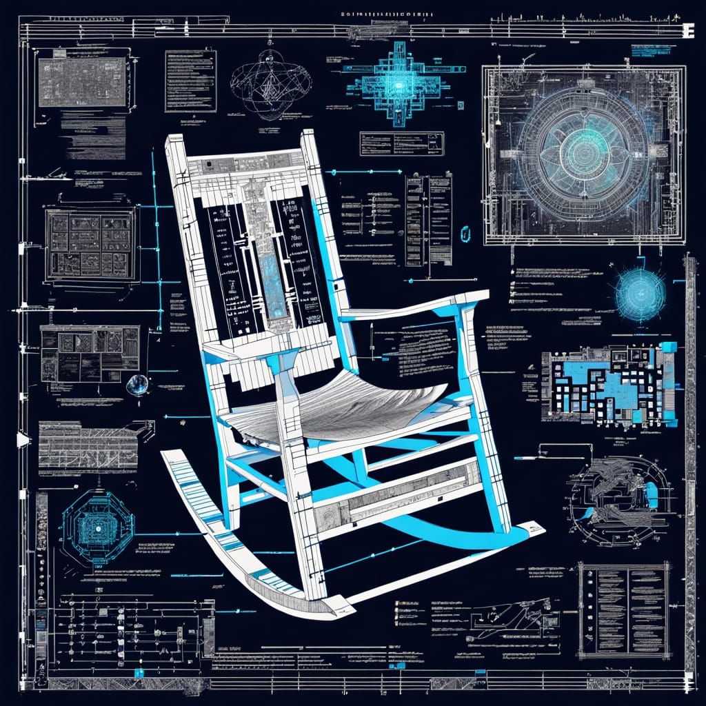 First Plan of a Rocking Chair