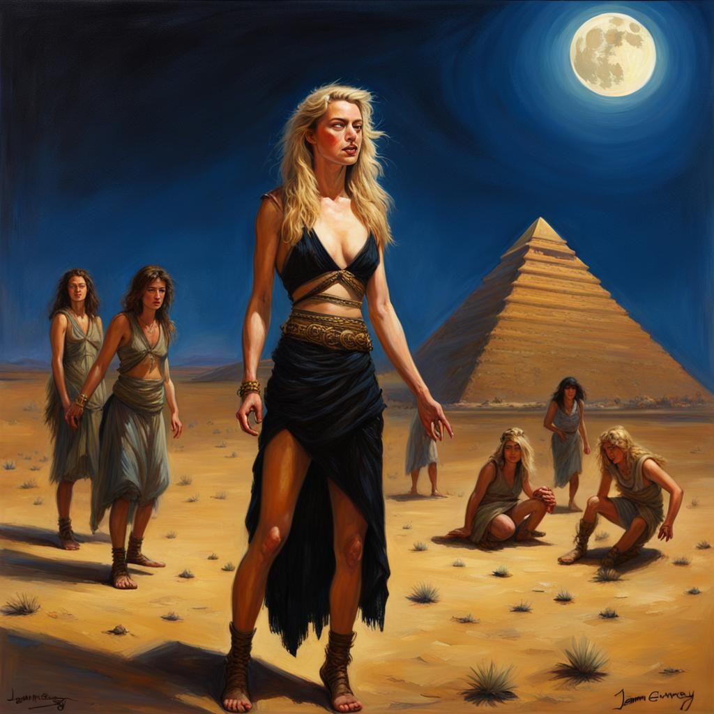 Heard Scares Girls with Scorpions, Gurney Oil