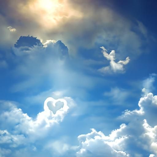 Loved Ones in Heaven Amongst the Clouds