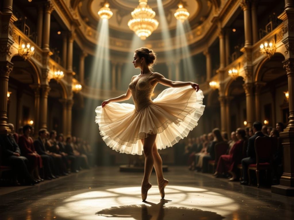 Ballerina Lost in Dance