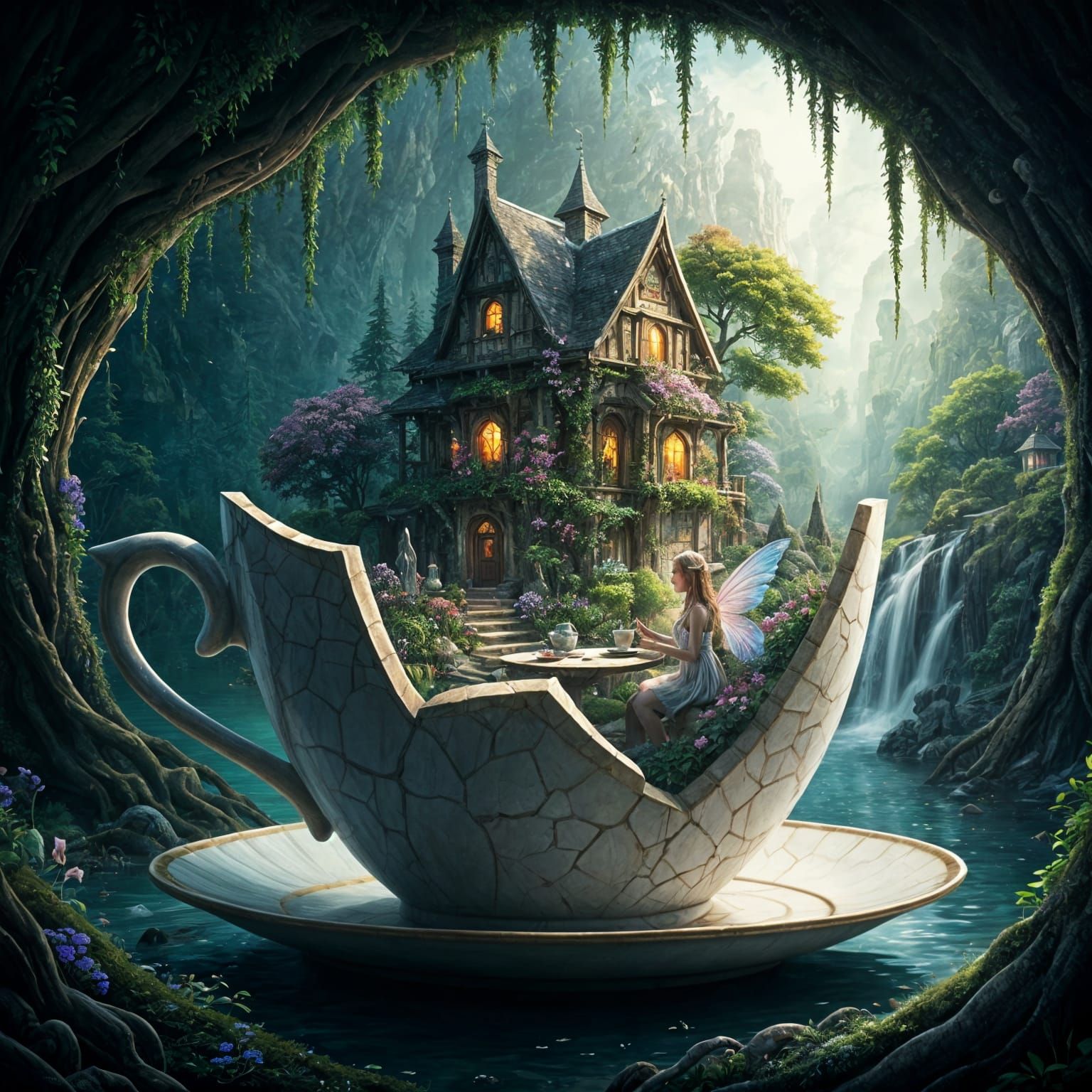 Fairy tea time