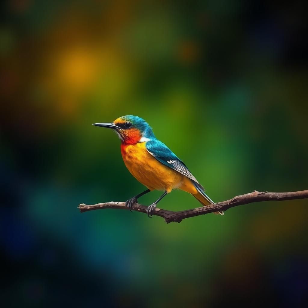 Vibrant Life: A Surreal Exploration of Perception