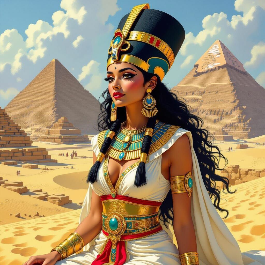 Egyptian Fairy in Gurney, Froud, and Craft Style