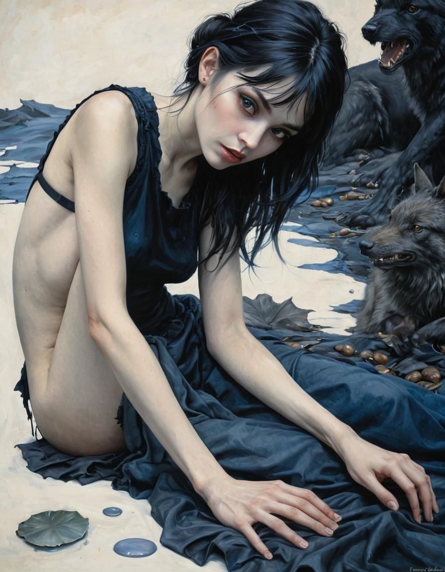 sacrificed one of her legs to hungry wolves