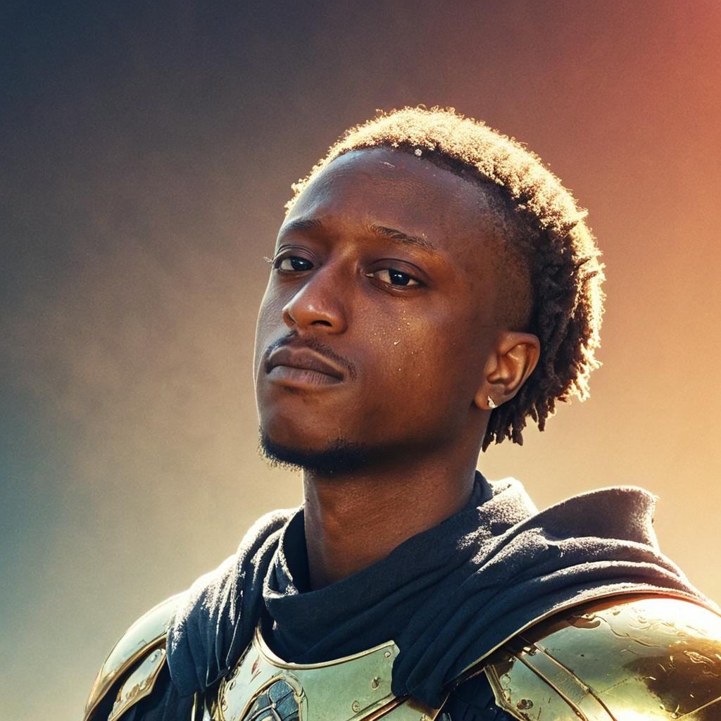 Anime Hero Portrait in Ethereal Lighting