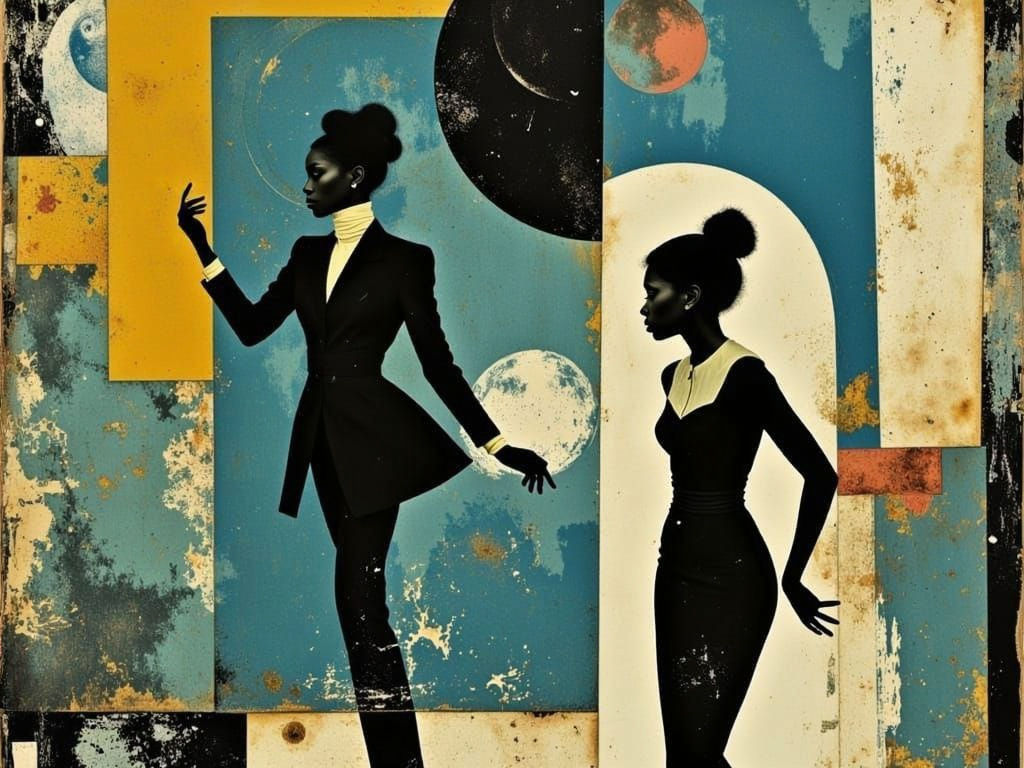 Dazzling Blue Hues in a Vibrant Zoot Suit Aesthetic