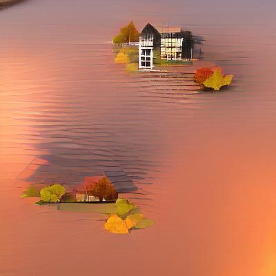 Lake House Serenity: A Tranquil Lakeside Escape