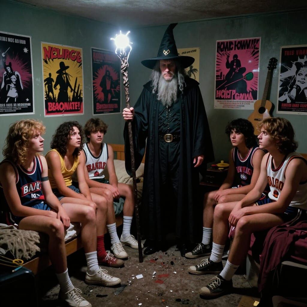 Stern Wizard Catches Students Stealing in 80s Bedroom