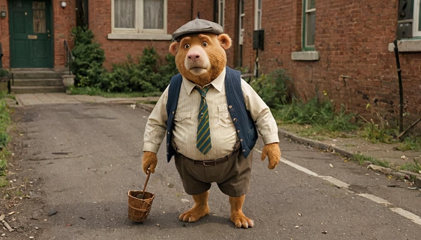 Comical Humphrey in Wes Anderson Style