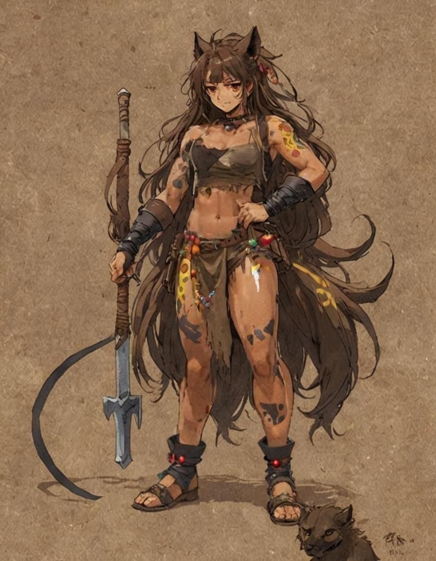 Multicolored beads on her clothes. by artist "anime", Anime Key Visual, Japanese Manga, Pixiv, Zerochan, Anime art, Fant...