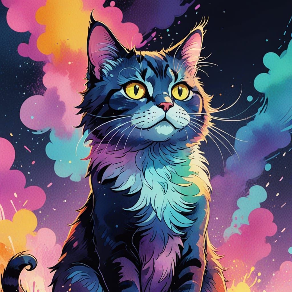 Top Cat Illustration in Cartoon Network Style