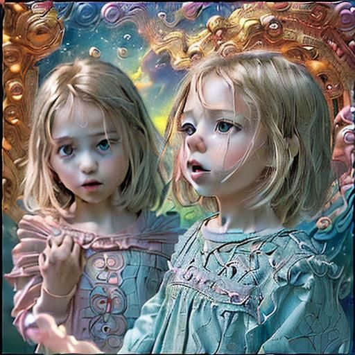 Two little blonde beauties