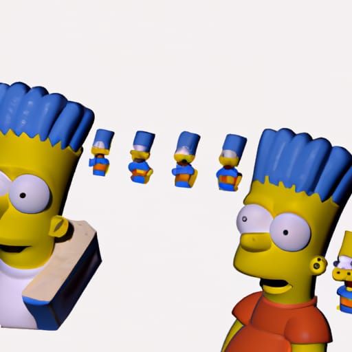 The Simpsons AI Art