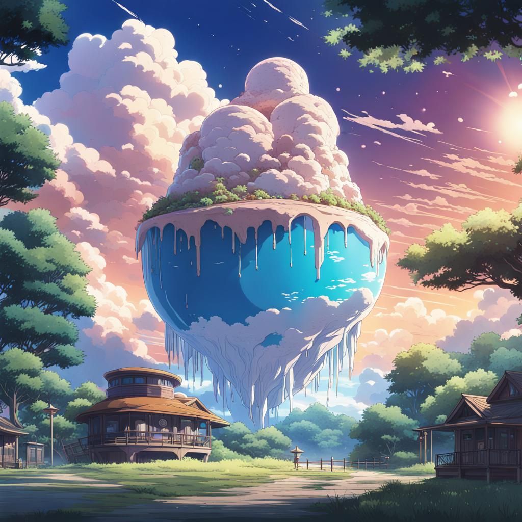Galactic Ice Cream Planet: Studio Ghibli Anime