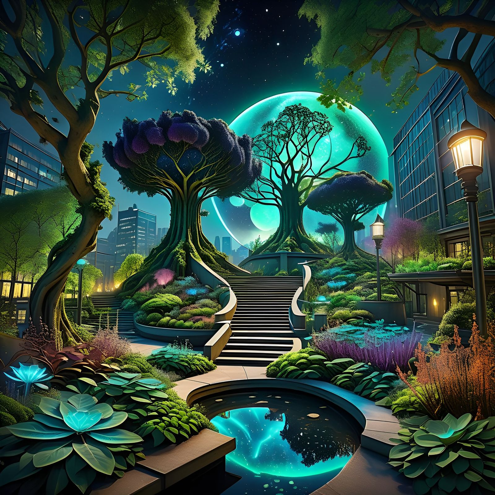 Mystical Urban Garden