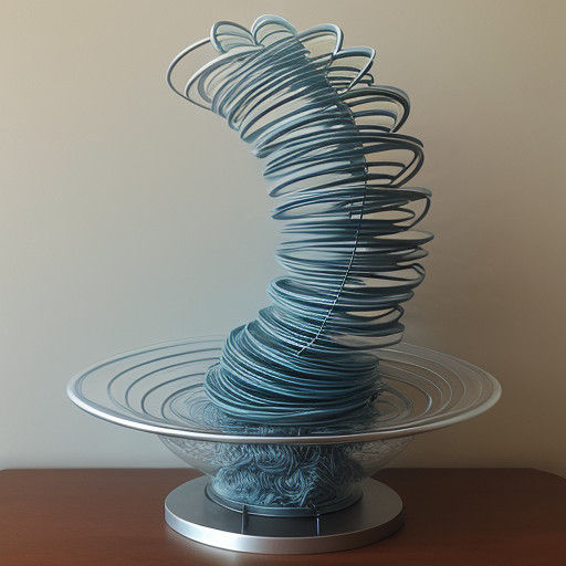 Transdimensional Spiralizing Artwork