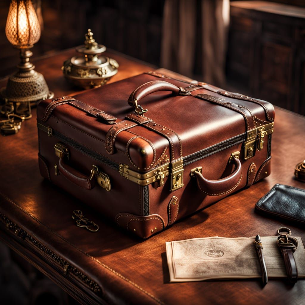 Gentleman's Valise: Hyper-Realistic Photography