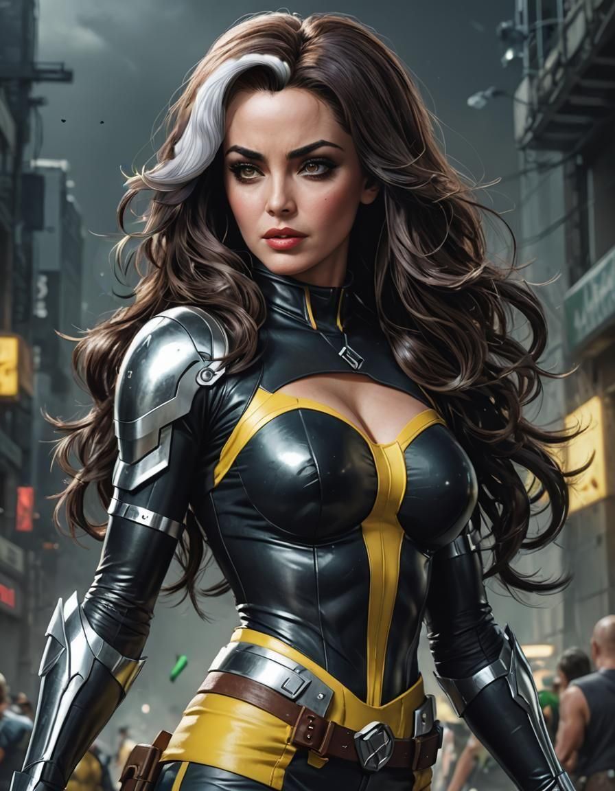 X-Men's Rogue in 3D Anime Art