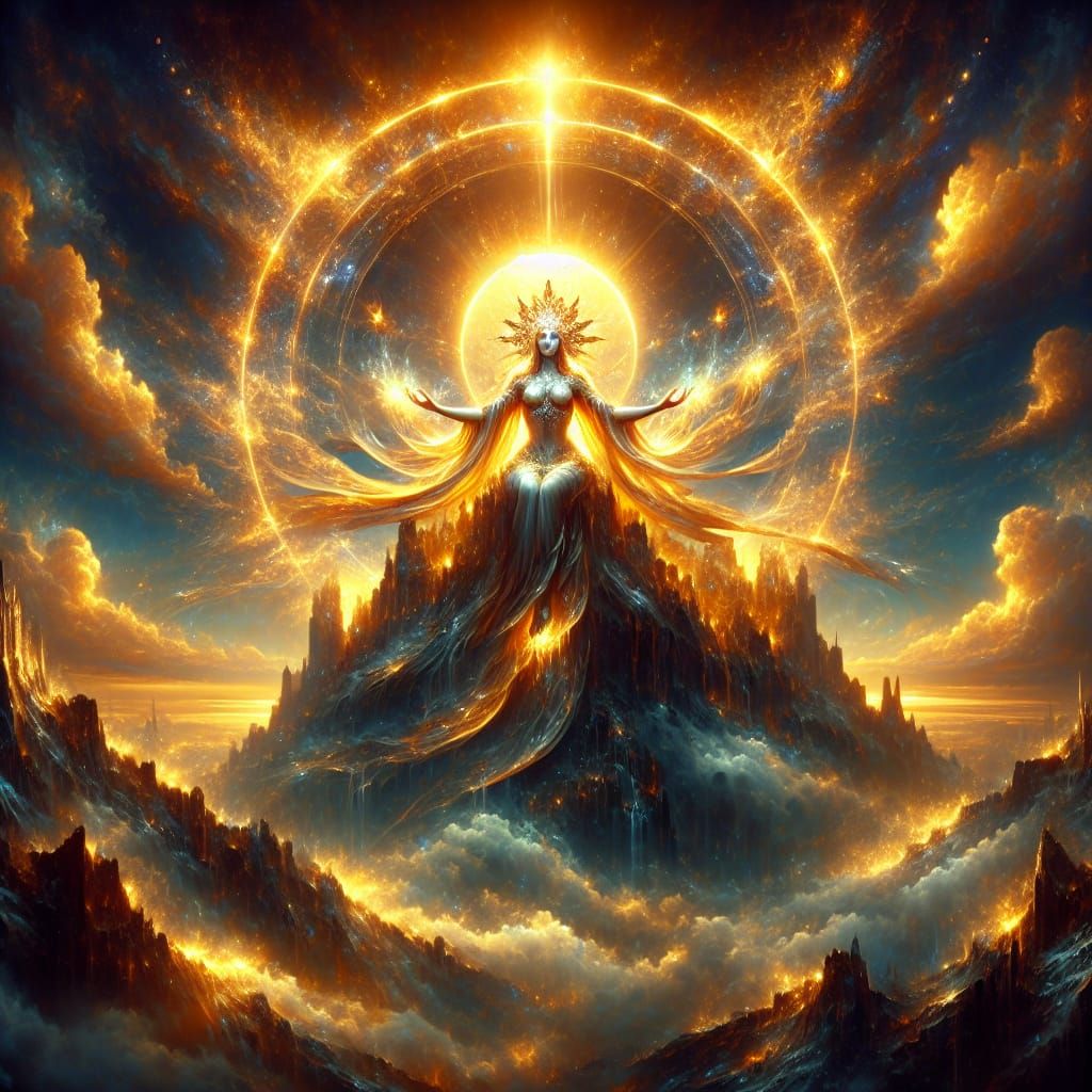 Alectrona: Greek Sun Goddess in Fantasy Art