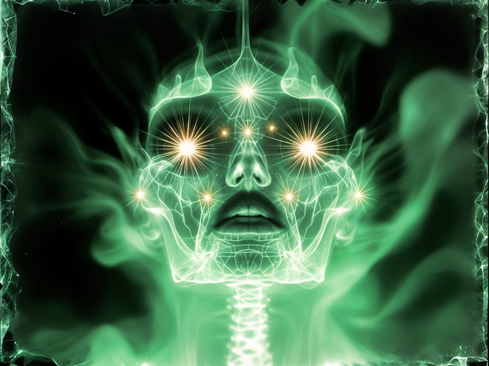 Glassplate -ve Living X-Ray