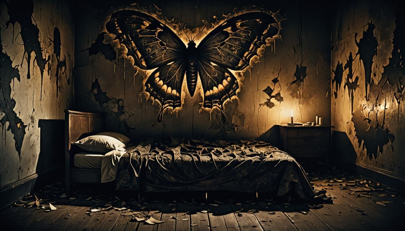 Haunted Bedroom: Ethereal Darkroom Photography with Ominous ...