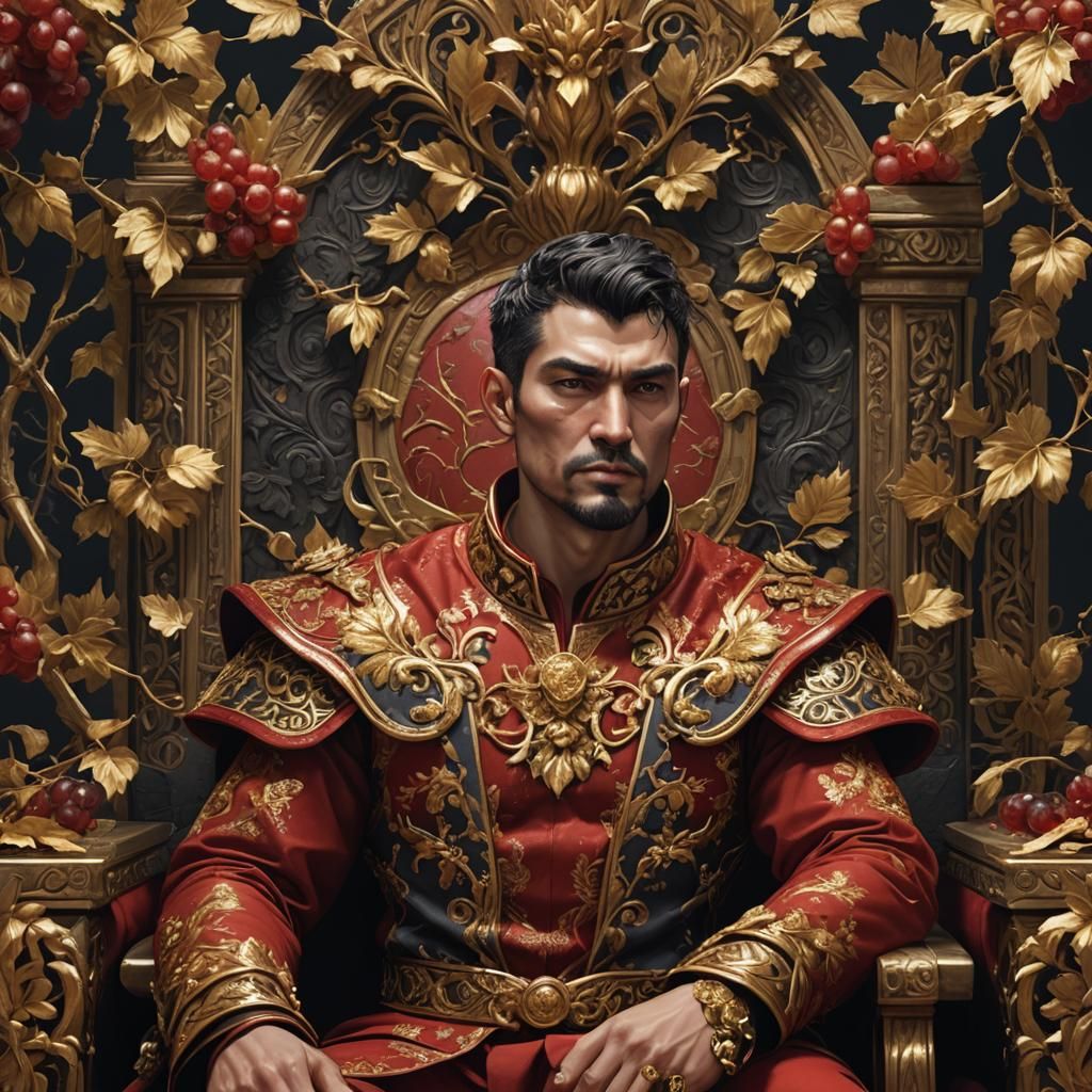 A god of wine and vines