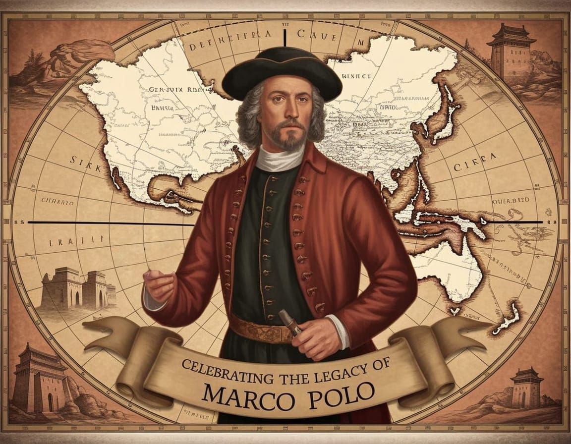 Marco Polo's Journey Along the Silk Road