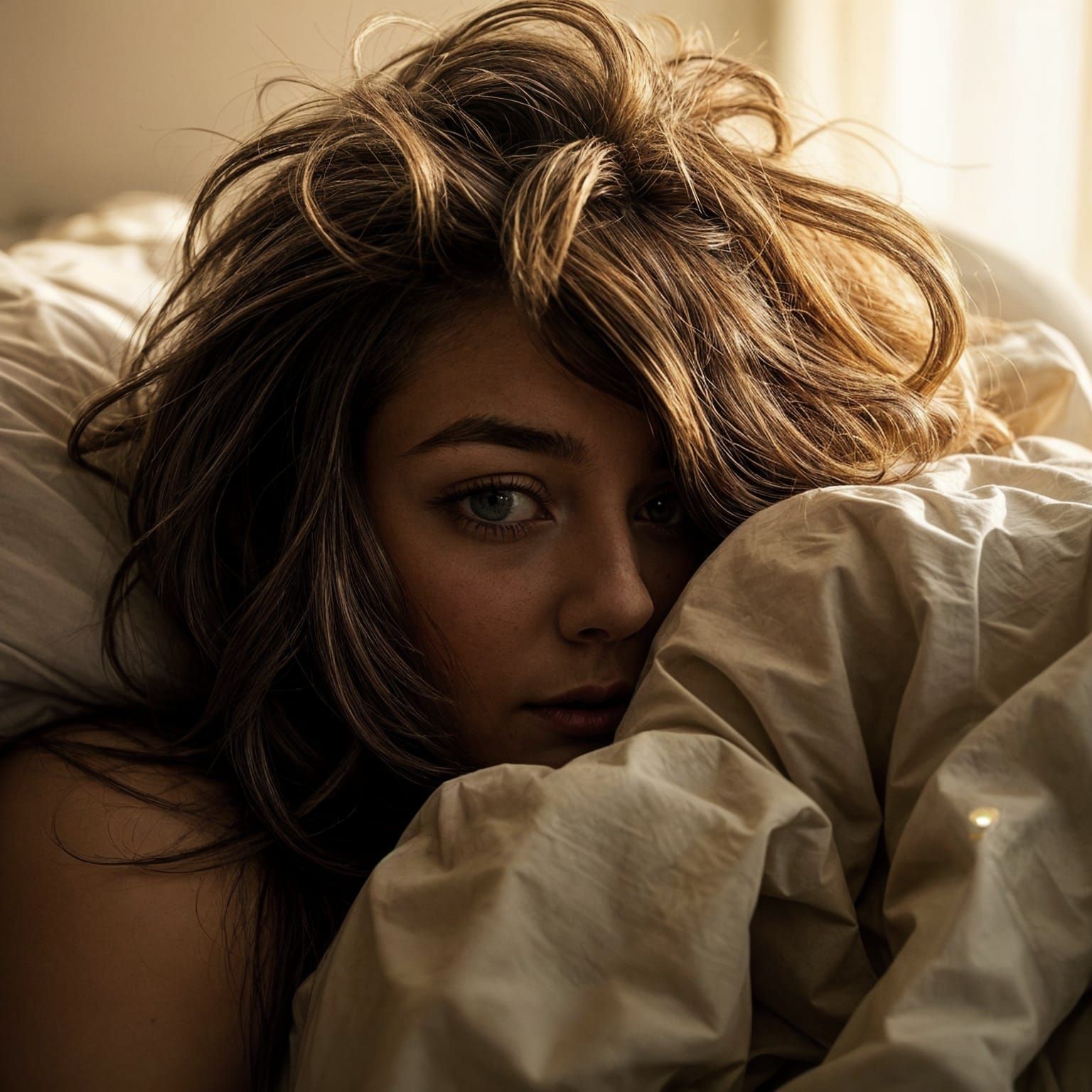 A Grueling Morning After in a Dusty Bedroom