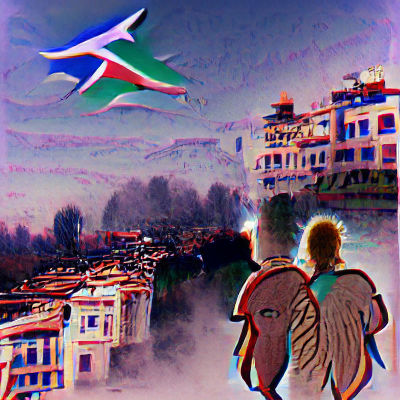 Dreamlike Figures in an Uncertain Landscape