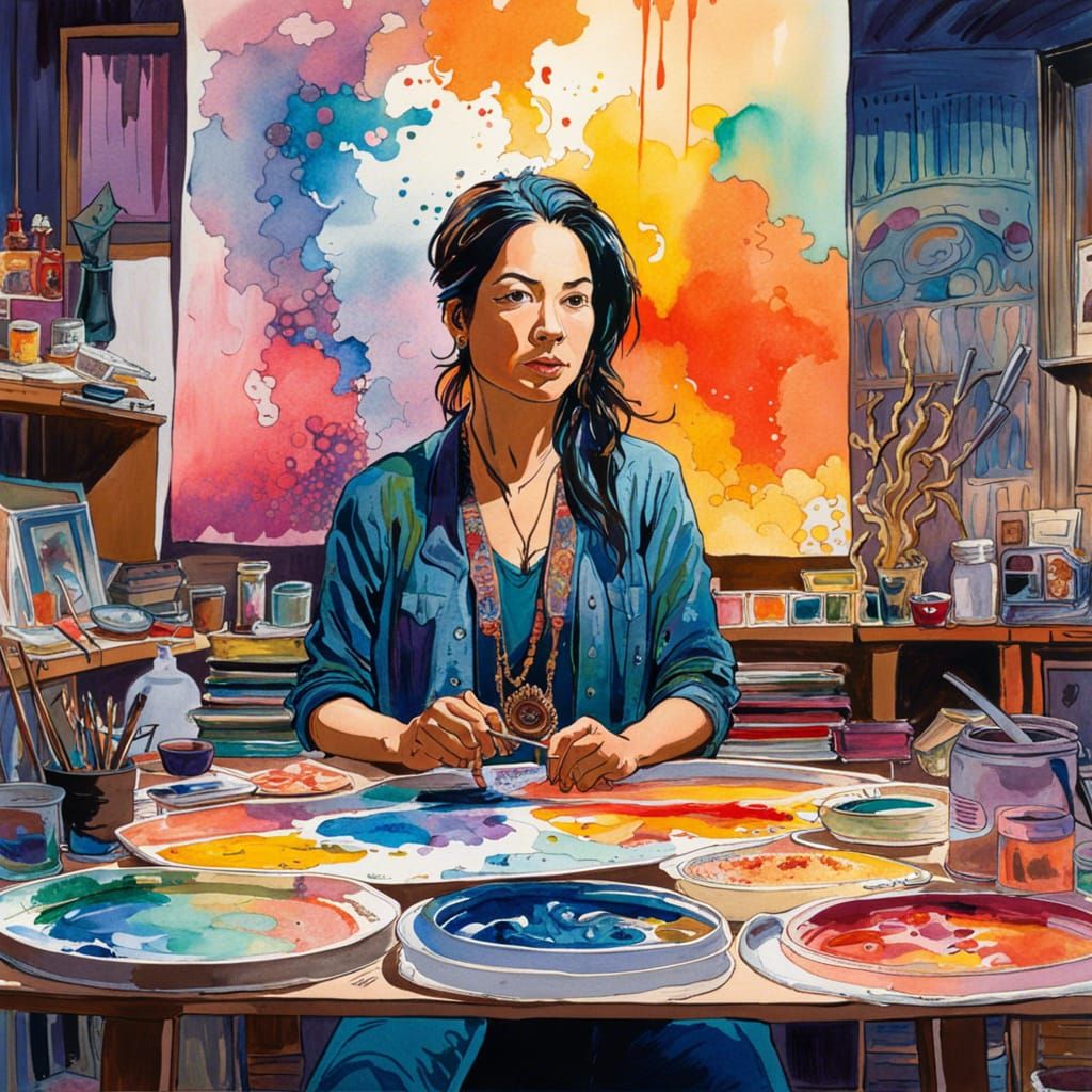 The world at her fingertips