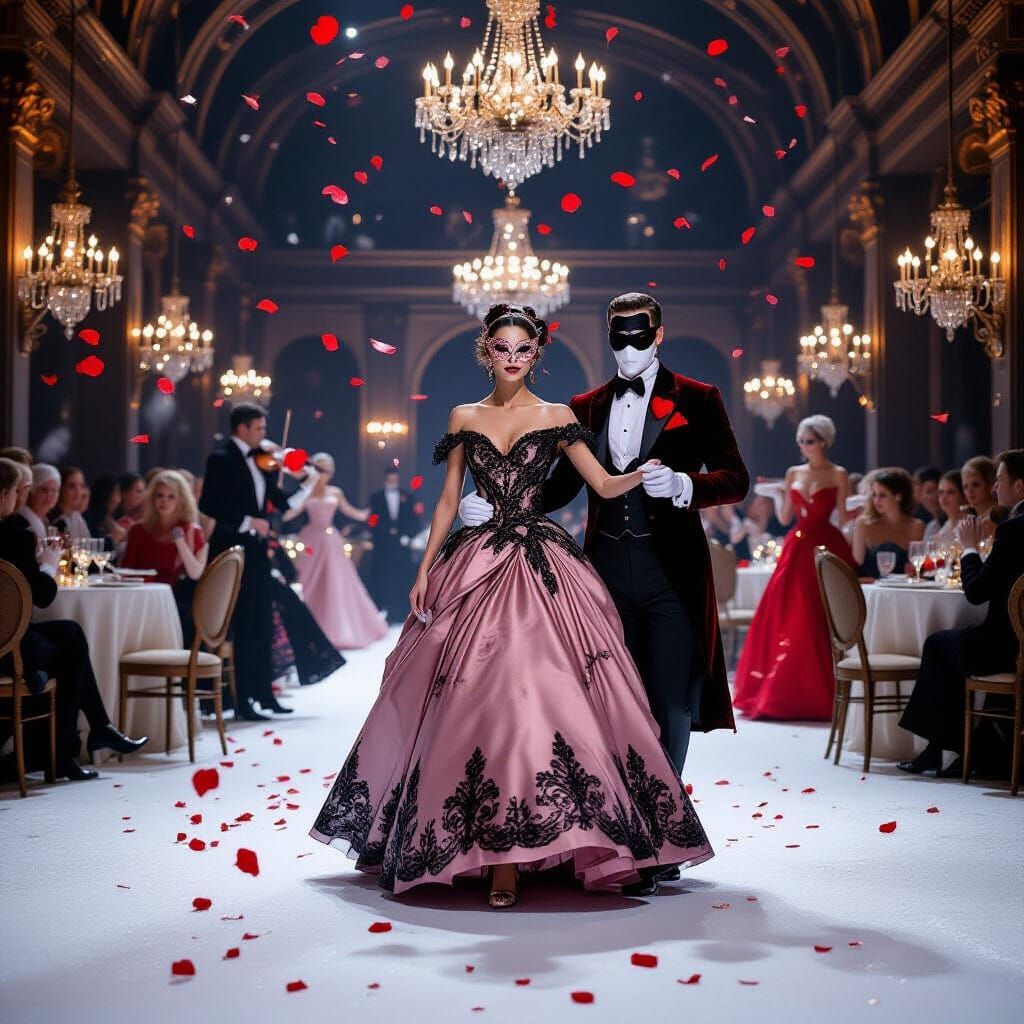 Gothic Romance Ball: Phantom Couples Waltz in Candlelight