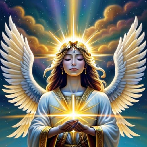 Ascension to Heaven: Celestial Digital Art