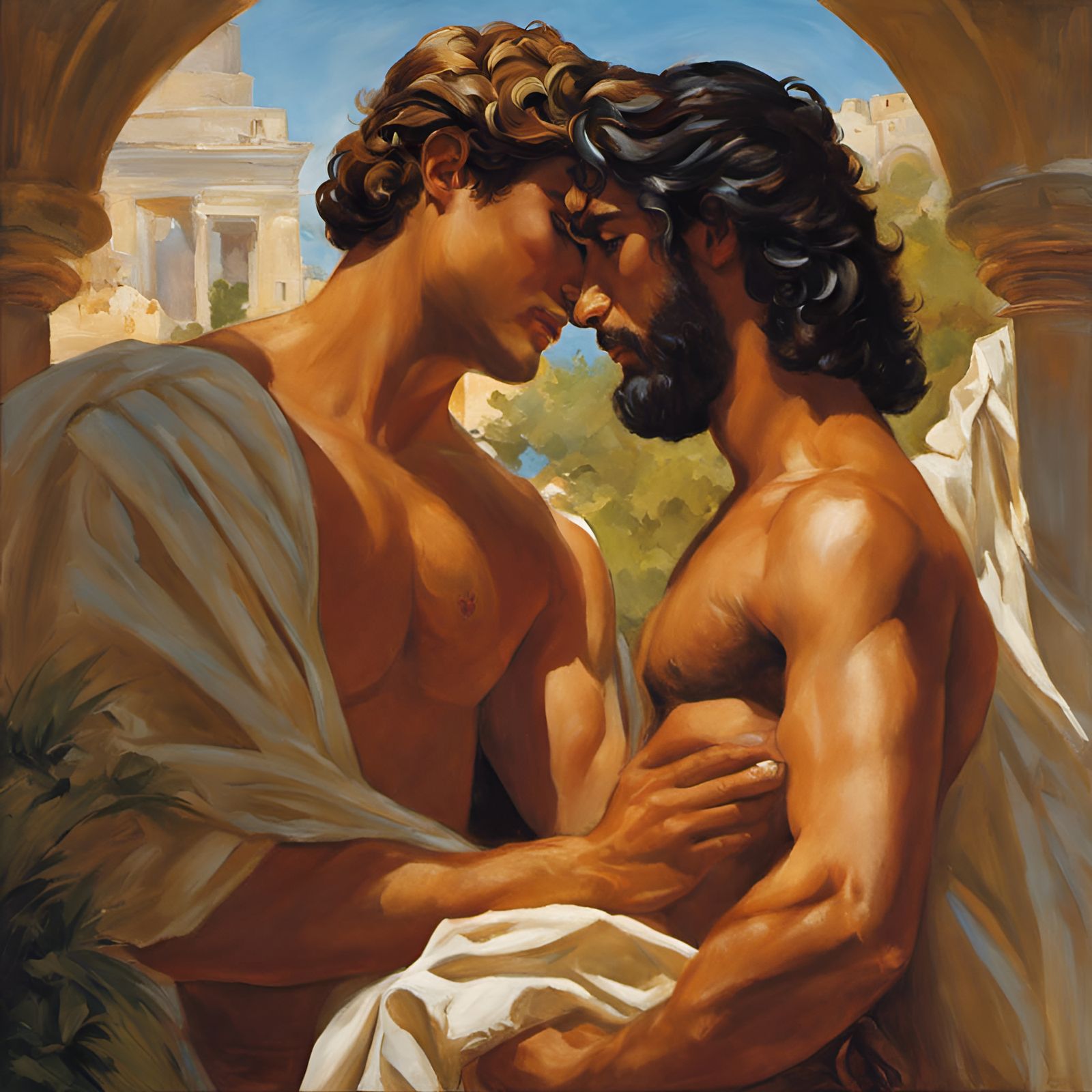 Patroclus and Achilles
