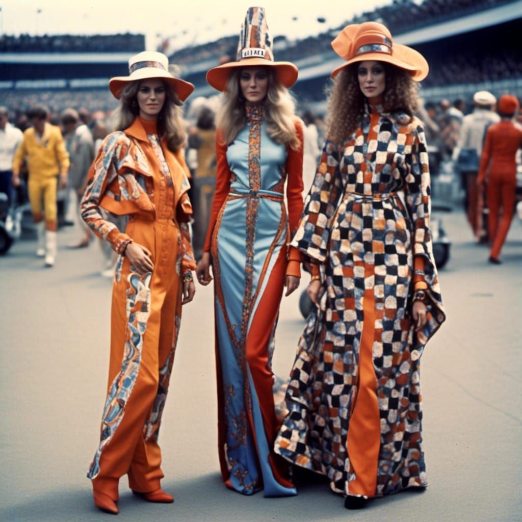 Avant-Garde Fashion at 1970s Formula 1