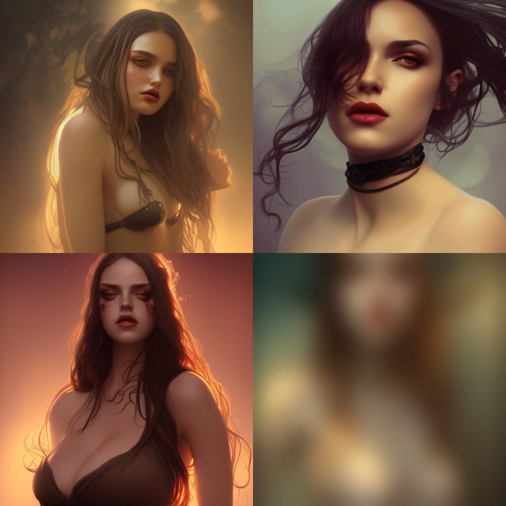 Ethereal Fantasy Portrait of a Witch in Sunshine