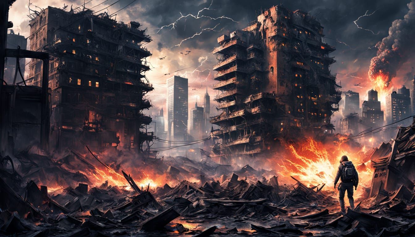 Girl in Elmo Costume Battles Pikachu in Post-Apocalyptic Ani...