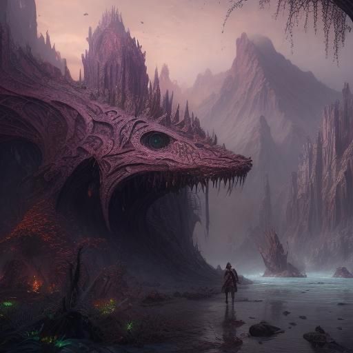 Detailed Matte Painting of Lost Love