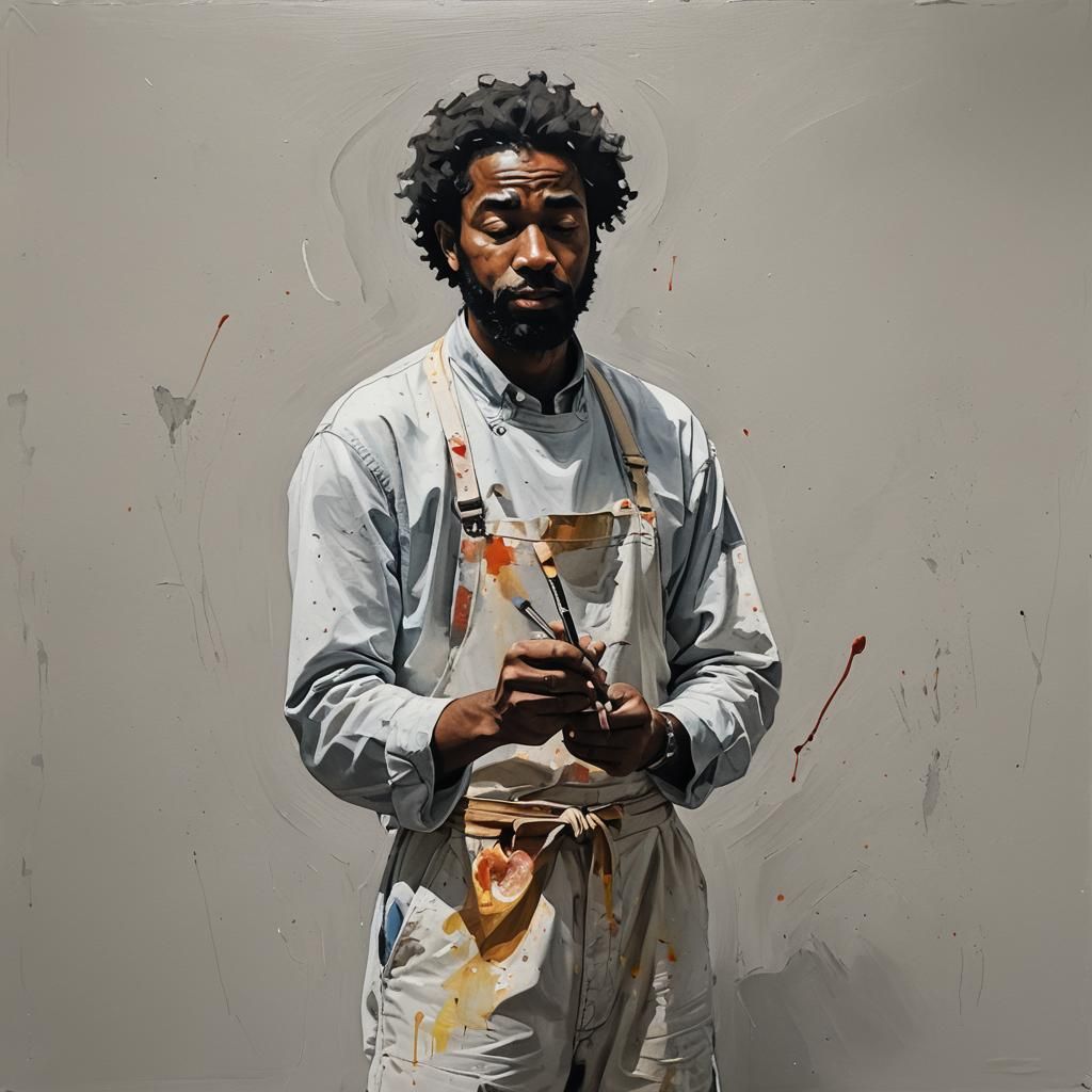 AI Interpretation of Being Painted