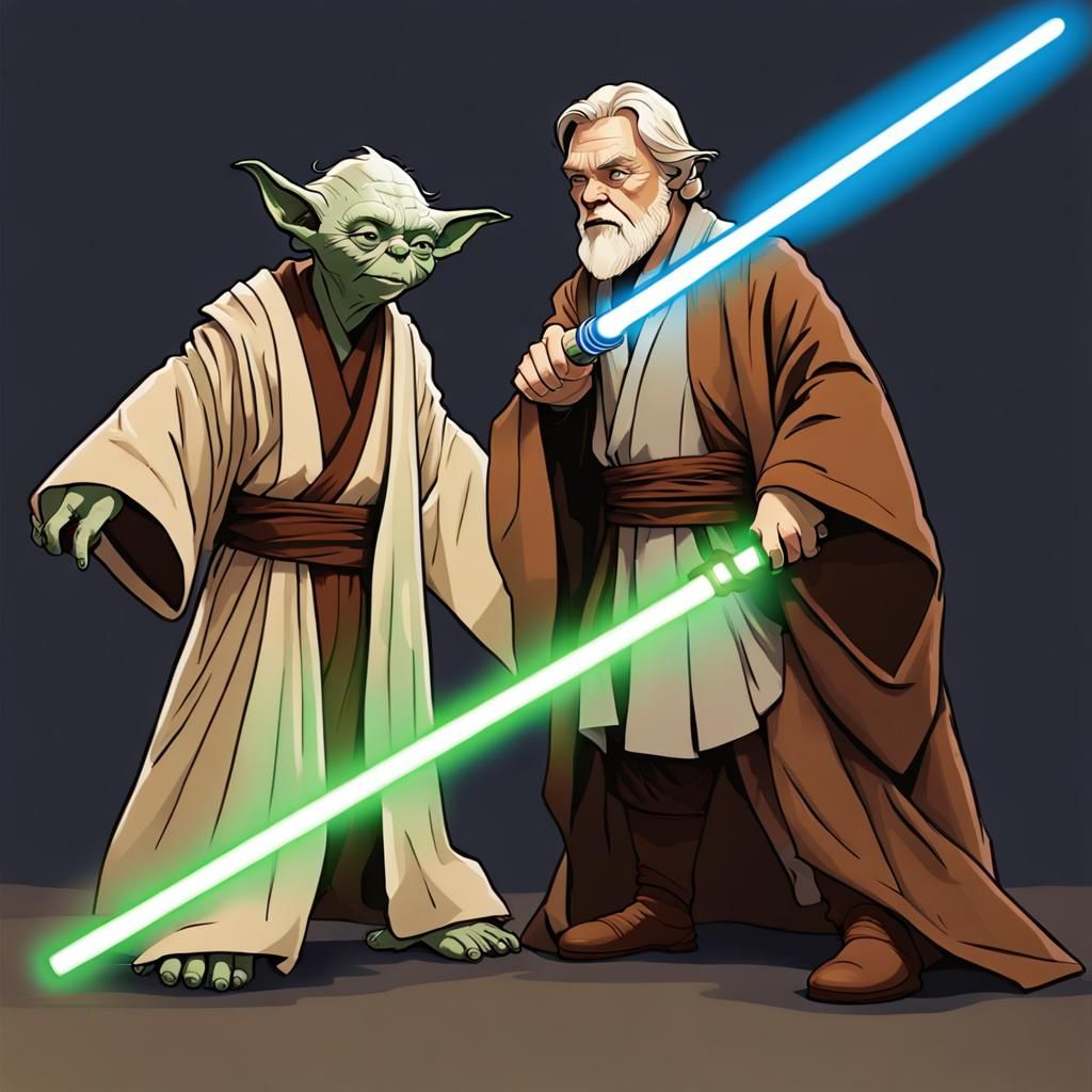Obi-Wan Kenobi and Yoda: United Jedi Masters
