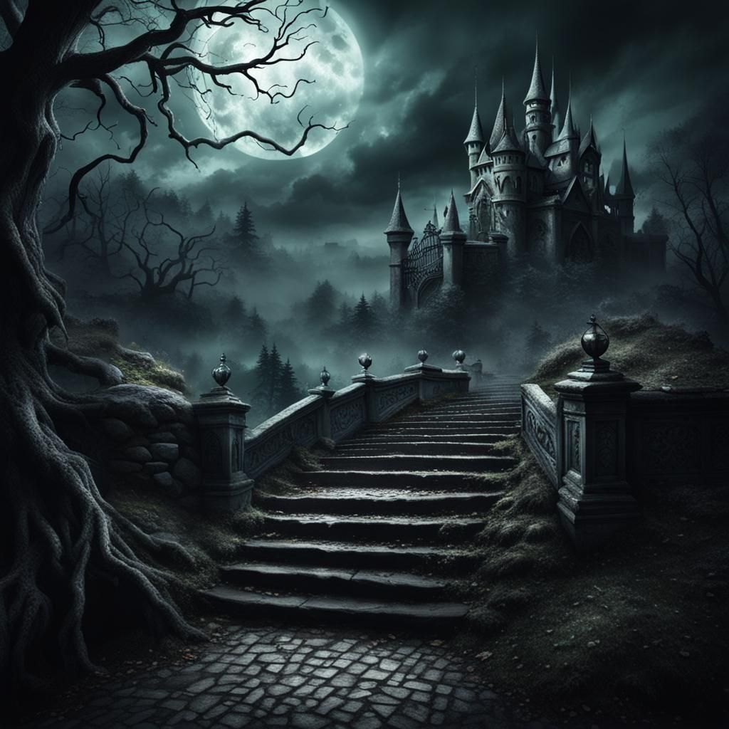 Dark Fantasy Castle Fairytale Ending