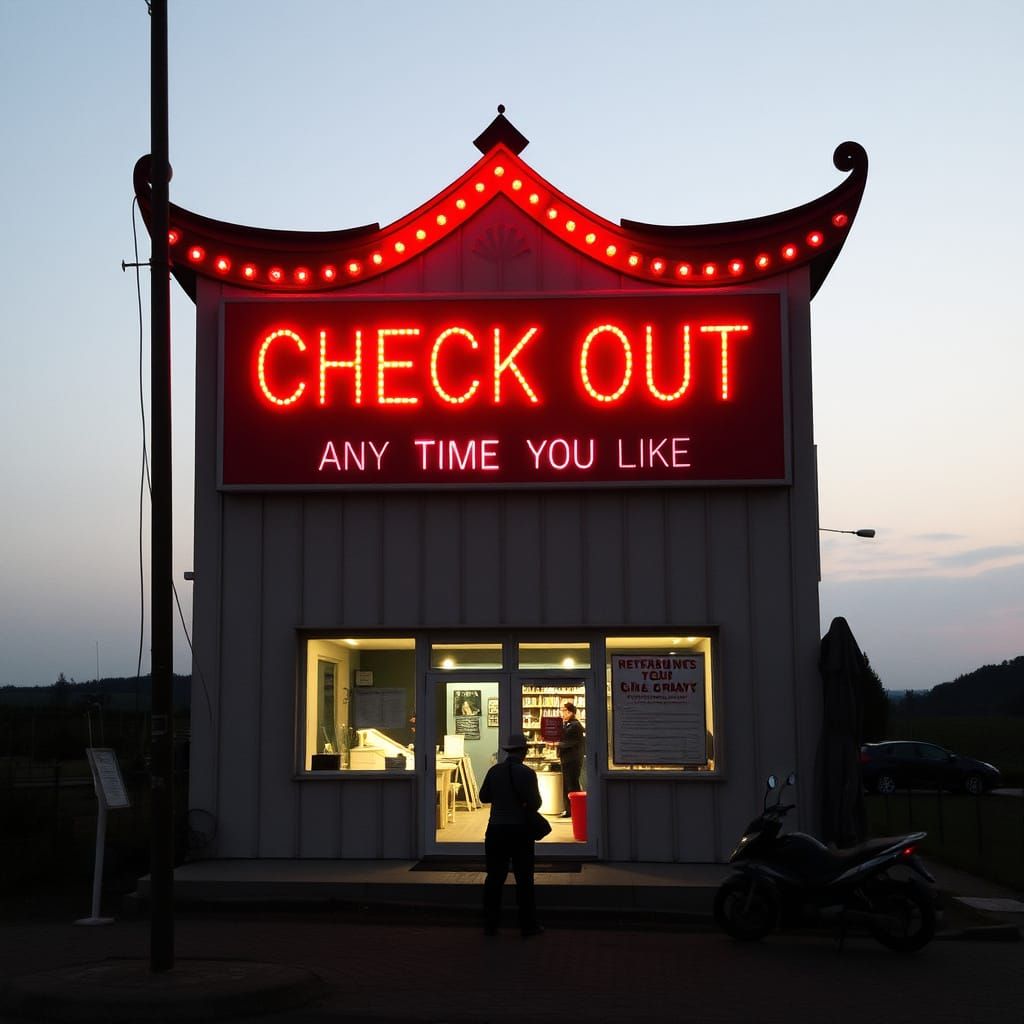 Hotel California Elegy in Moody Blues Tones